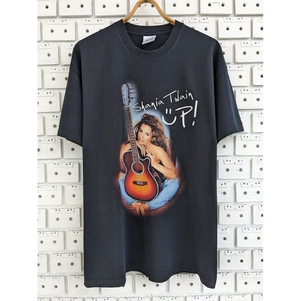 Vintage 2003 Shania Twain Up Tour Tshirt Country Pop Music Singer Gift